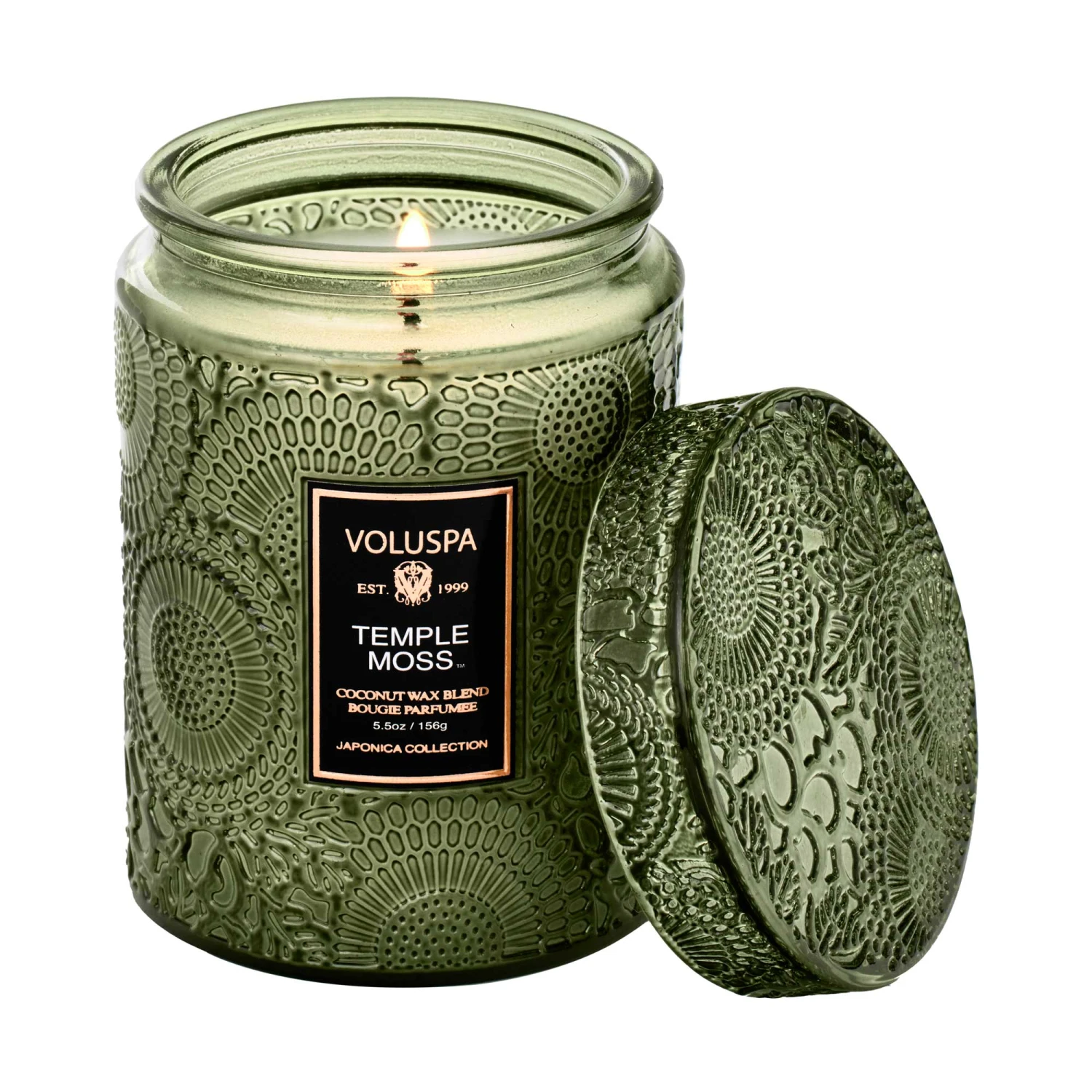 Voluspa Temple Moss - Small Jar Candle 3 Voluspa Temple Moss - Small Jar Candle
