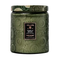 Voluspa Temple Moss - Luxe Jar Candle 9 Voluspa Temple Moss - Luxe Jar Candle -Voluspa F23 PR 73735 001