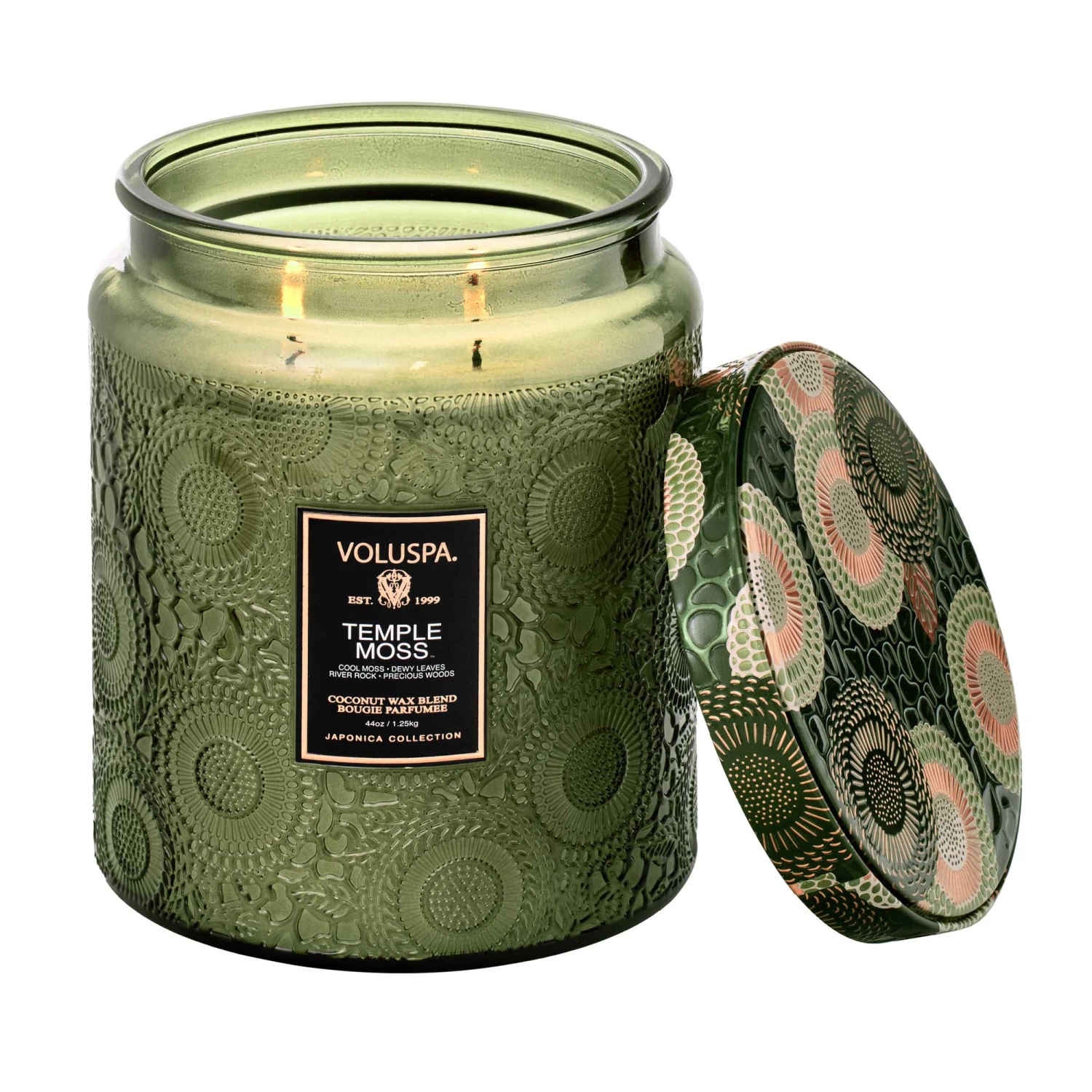 Voluspa Temple Moss - Luxe Jar Candle 3 Voluspa Temple Moss - Luxe Jar Candle