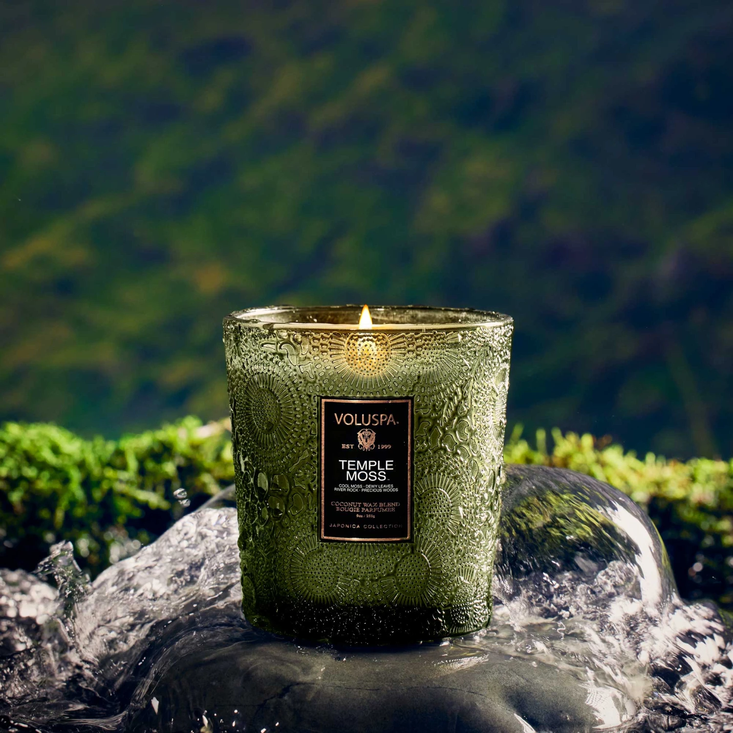 Voluspa Temple Moss - Classic Candle 5 Voluspa Temple Moss - Classic Candle - Image 3