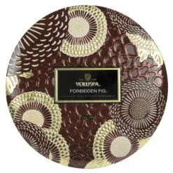 Voluspa Forbidden Fig - 3 Wick Tin Candle