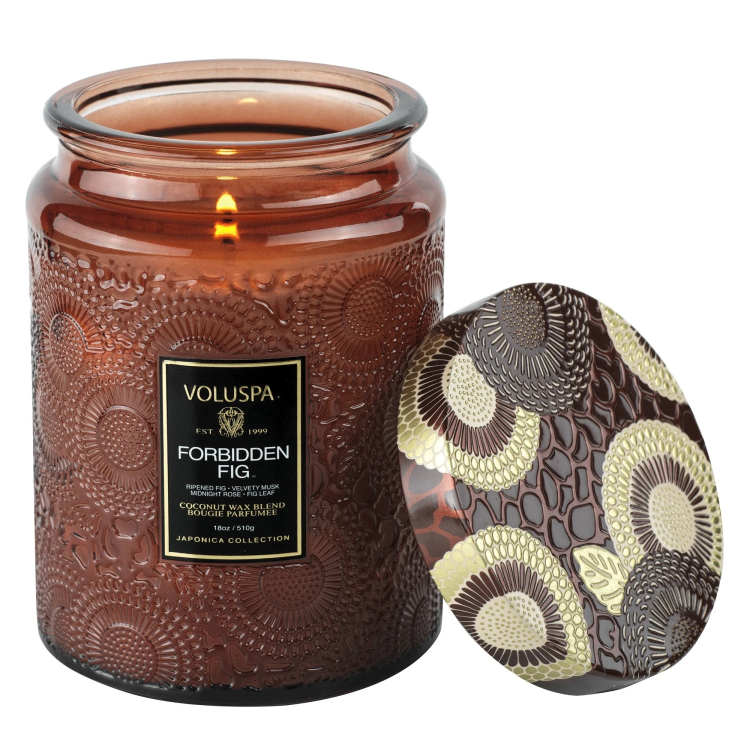 Voluspa Forbidden Fig - Large Jar Candle 6 Voluspa Forbidden Fig - Large Jar Candle - Image 4