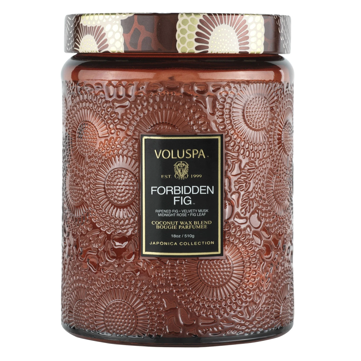 Voluspa Forbidden Fig - Large Jar Candle 3 Voluspa Forbidden Fig - Large Jar Candle