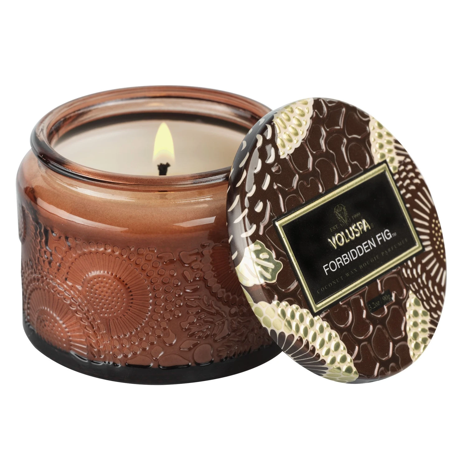 Voluspa Forbidden Fig - Petite Jar Candle 5 Voluspa Forbidden Fig - Petite Jar Candle - Image 3