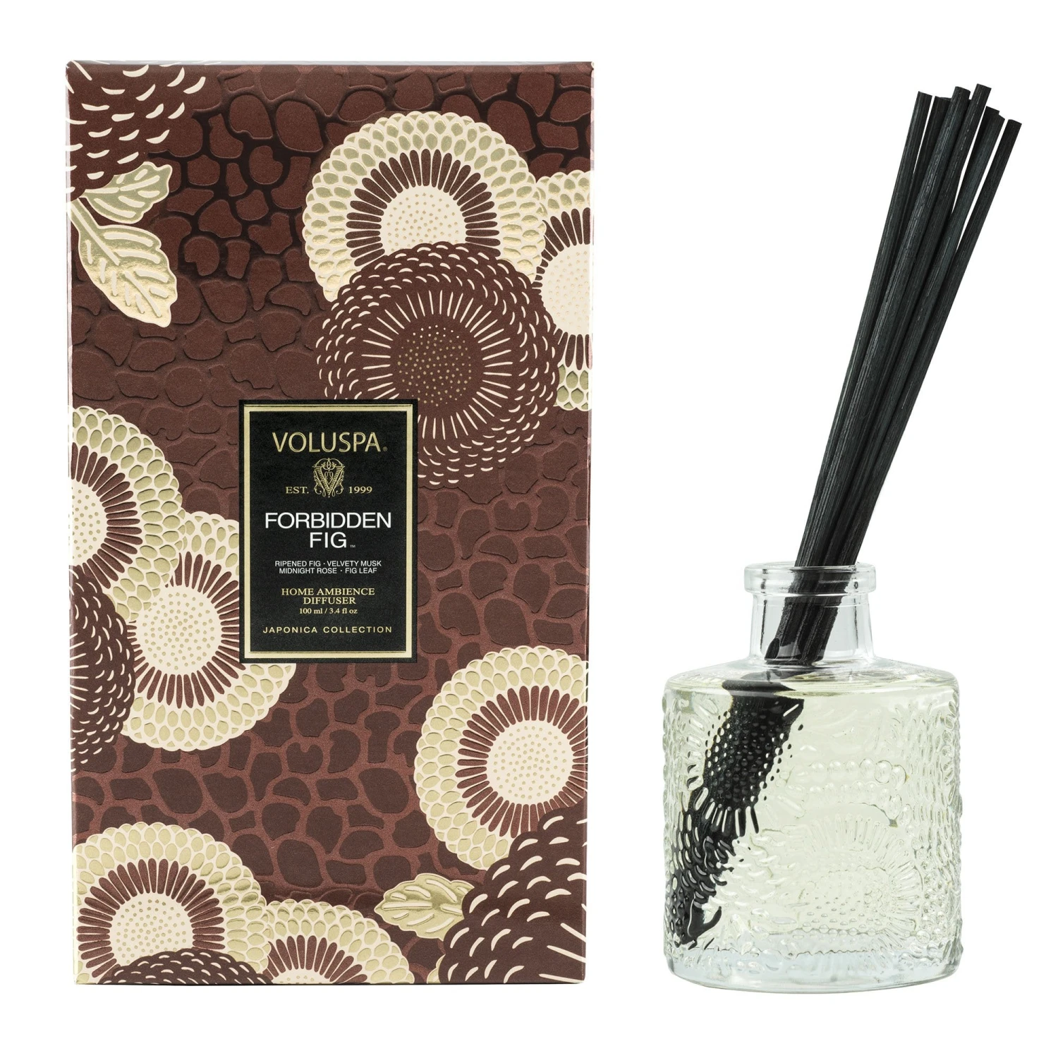 Voluspa Forbidden Fig - Reed Diffuser 3 Voluspa Forbidden Fig - Reed Diffuser