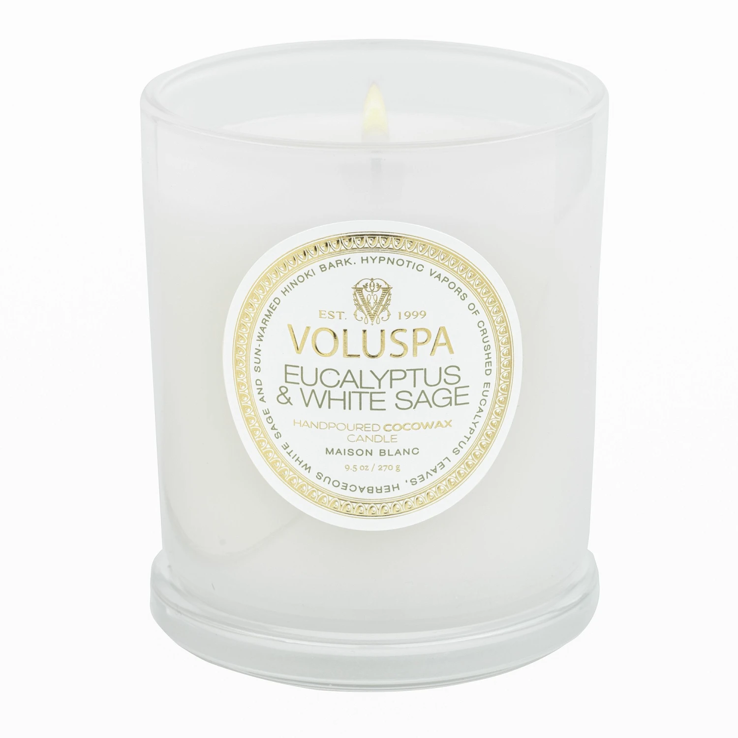 Voluspa Eucalyptus & White Sage - Classic Candle 5 Voluspa Eucalyptus & White Sage - Classic Candle - Image 3
