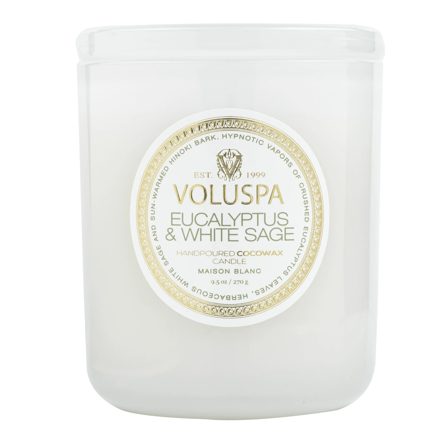 Voluspa Eucalyptus & White Sage - Classic Candle 4 Voluspa Eucalyptus & White Sage - Classic Candle - Image 2