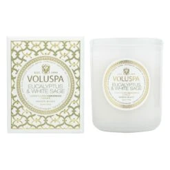 Voluspa Eucalyptus & White Sage - Classic Candle