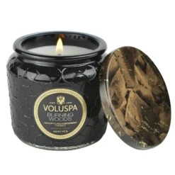 Voluspa Burning Woods - Petite Jar Candle 10 Voluspa Burning Woods - Petite Jar Candle -Voluspa FA21 PRopt 8247 001