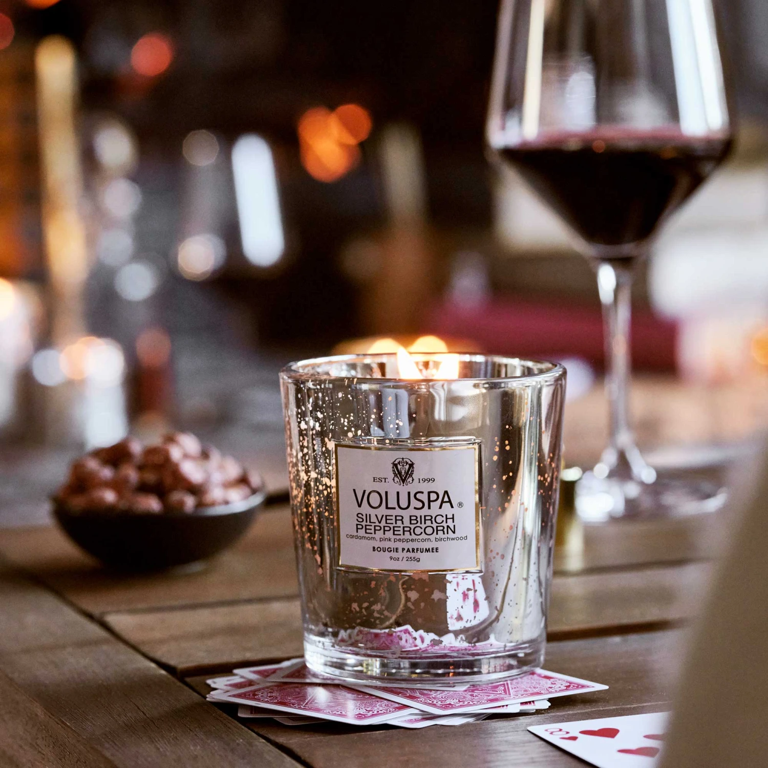 Voluspa Silver Birch Peppercorn - Classic Candle 4 Voluspa Silver Birch Peppercorn - Classic Candle - Image 2