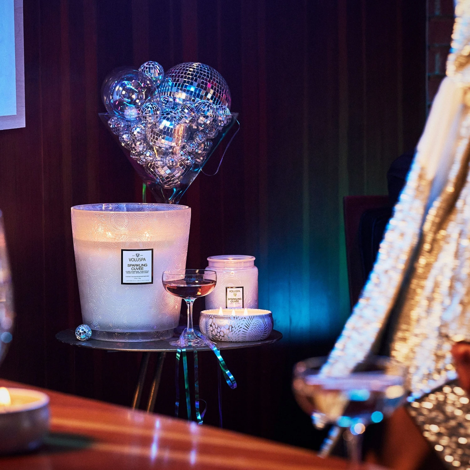 Voluspa Sparkling Cuvée - 5 Wick Hearth Candle 4 Voluspa Sparkling Cuvée - 5 Wick Hearth Candle - Image 2