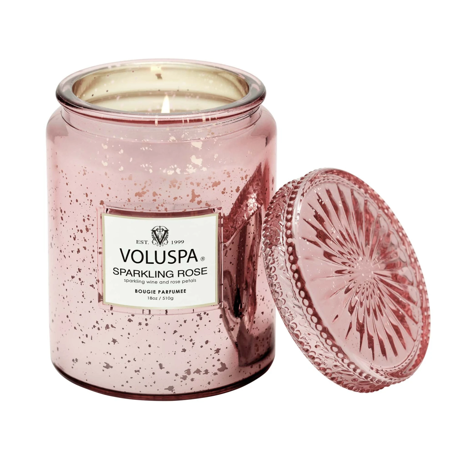 Voluspa Sparkling Rose- Large Jar Candle 3 Voluspa Sparkling Rose- Large Jar Candle