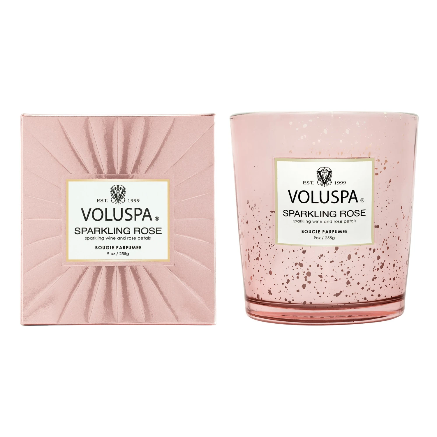 Voluspa Sparkling Rose - Classic Candle 3 Voluspa Sparkling Rose - Classic Candle