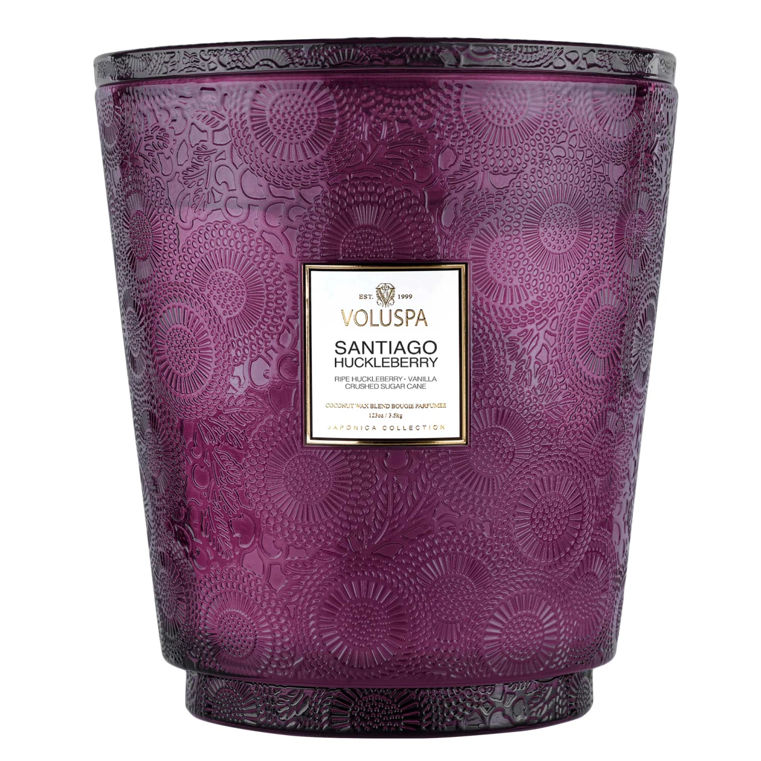 Voluspa Santiago Huckleberry - 5 Wick Hearth Candle 3 Voluspa Santiago Huckleberry - 5 Wick Hearth Candle