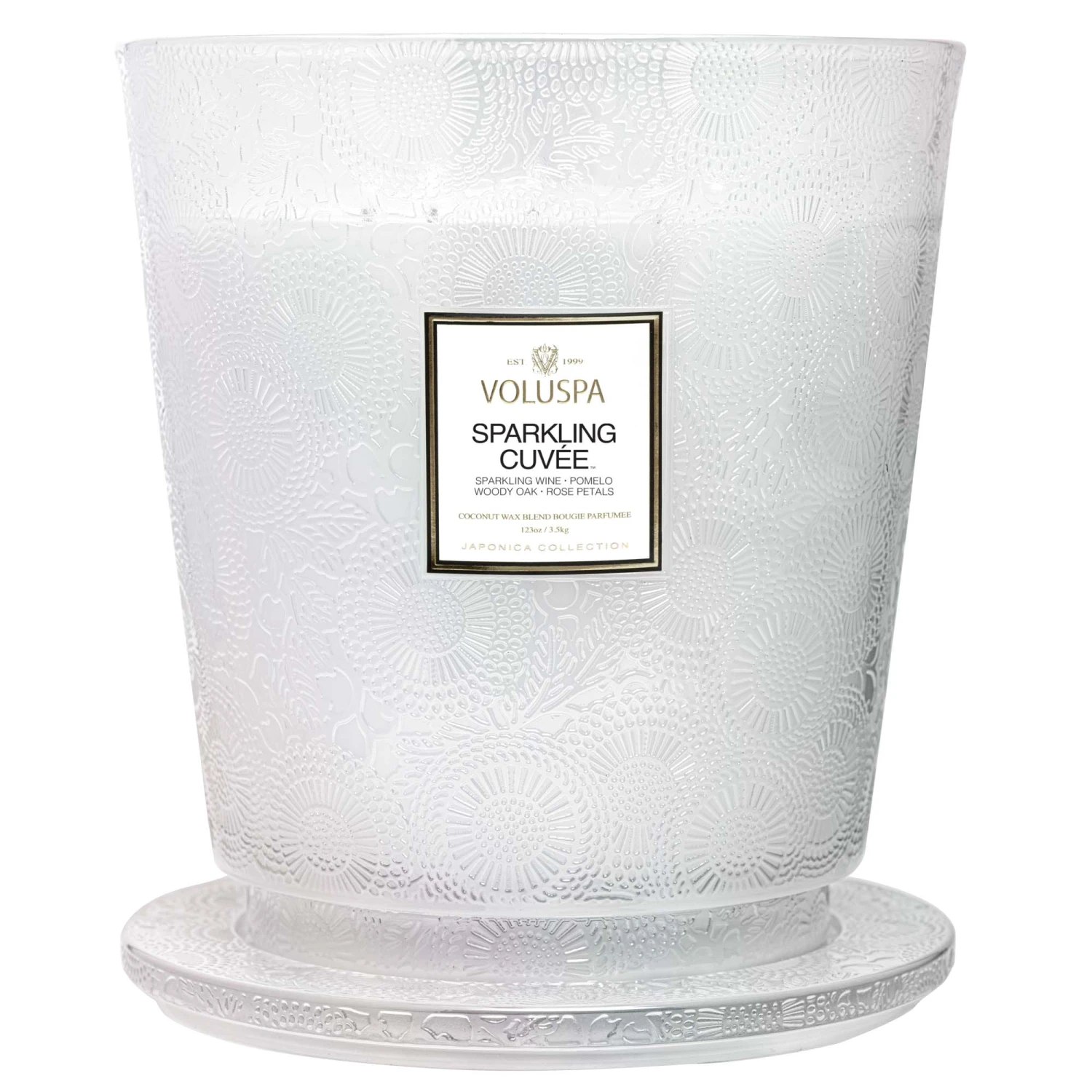 Voluspa Sparkling Cuvée - 5 Wick Hearth Candle 6 Voluspa Sparkling Cuvée - 5 Wick Hearth Candle - Image 4
