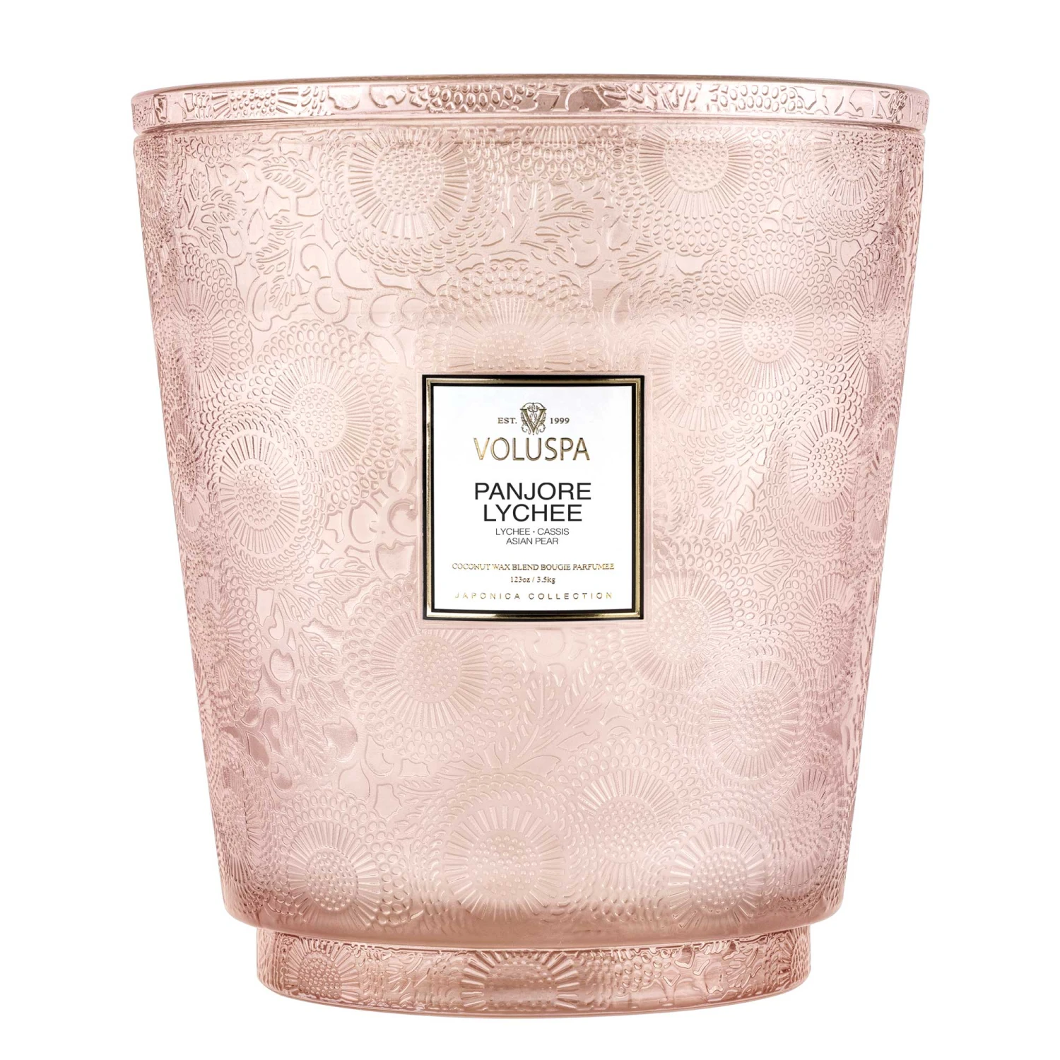 Voluspa Panjore Lychee - 5 Wick Hearth Candle 3 Voluspa Panjore Lychee - 5 Wick Hearth Candle