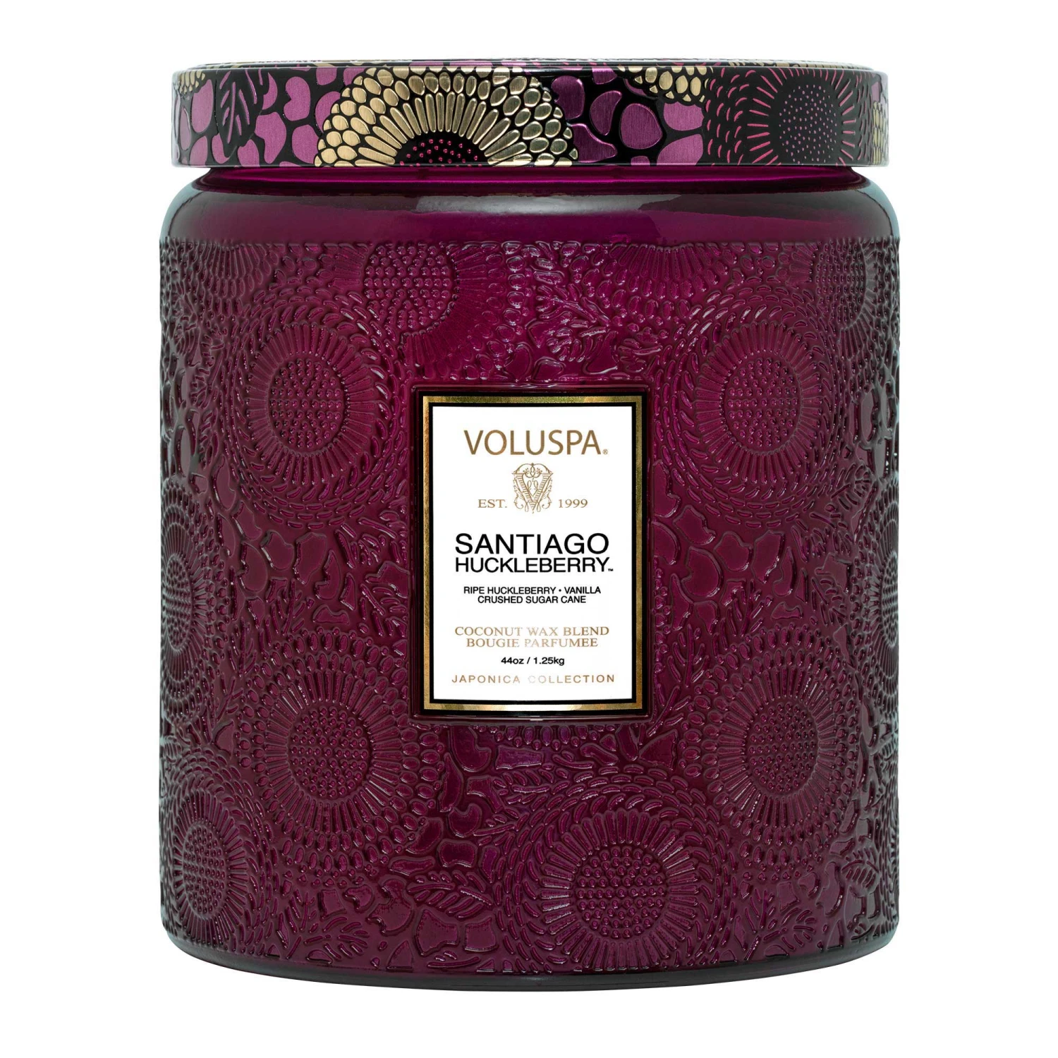 Voluspa Santiago Huckleberry - Luxe Jar Candle 3 Voluspa Santiago Huckleberry - Luxe Jar Candle
