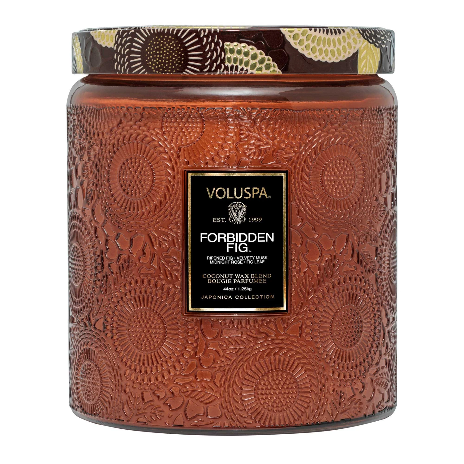Voluspa Forbidden Fig - Luxe Jar Candle 3 Voluspa Forbidden Fig - Luxe Jar Candle