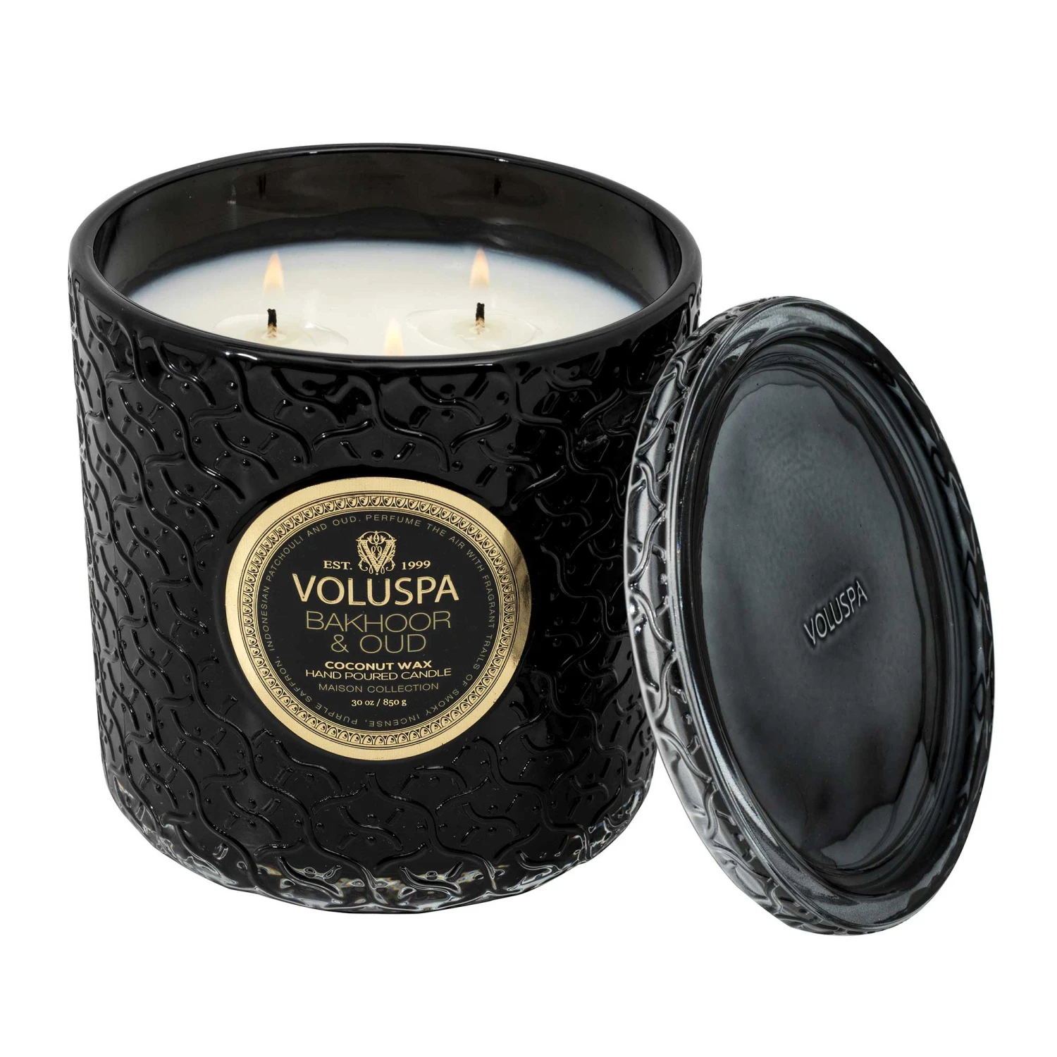 Voluspa Bakhoor & Oud - Luxe Candle 4 Voluspa Bakhoor & Oud - Luxe Candle - Image 2