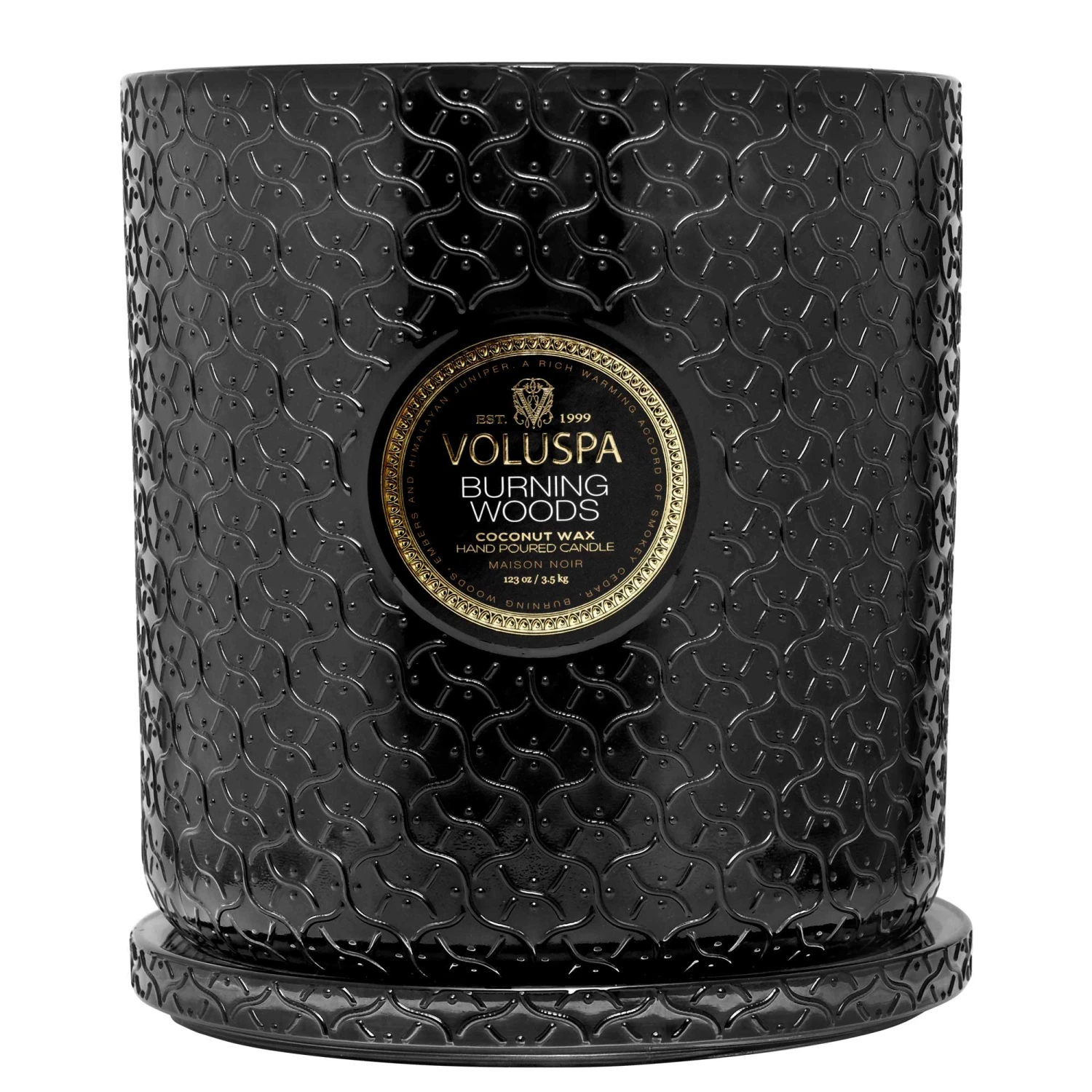 Voluspa Burning Woods - 5 Wick Hearth Candle 5 Voluspa Burning Woods - 5 Wick Hearth Candle - Image 3