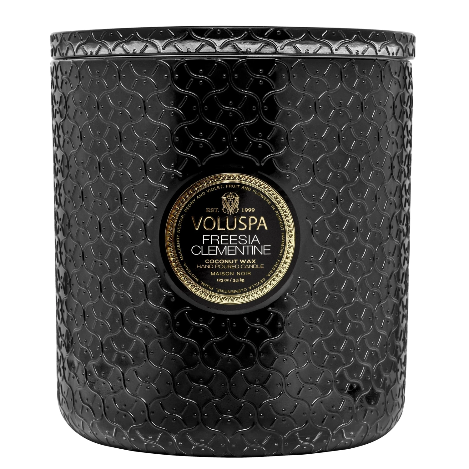 Voluspa Freesia Clementine - 5 Wick Hearth Candle 3 Voluspa Freesia Clementine - 5 Wick Hearth Candle