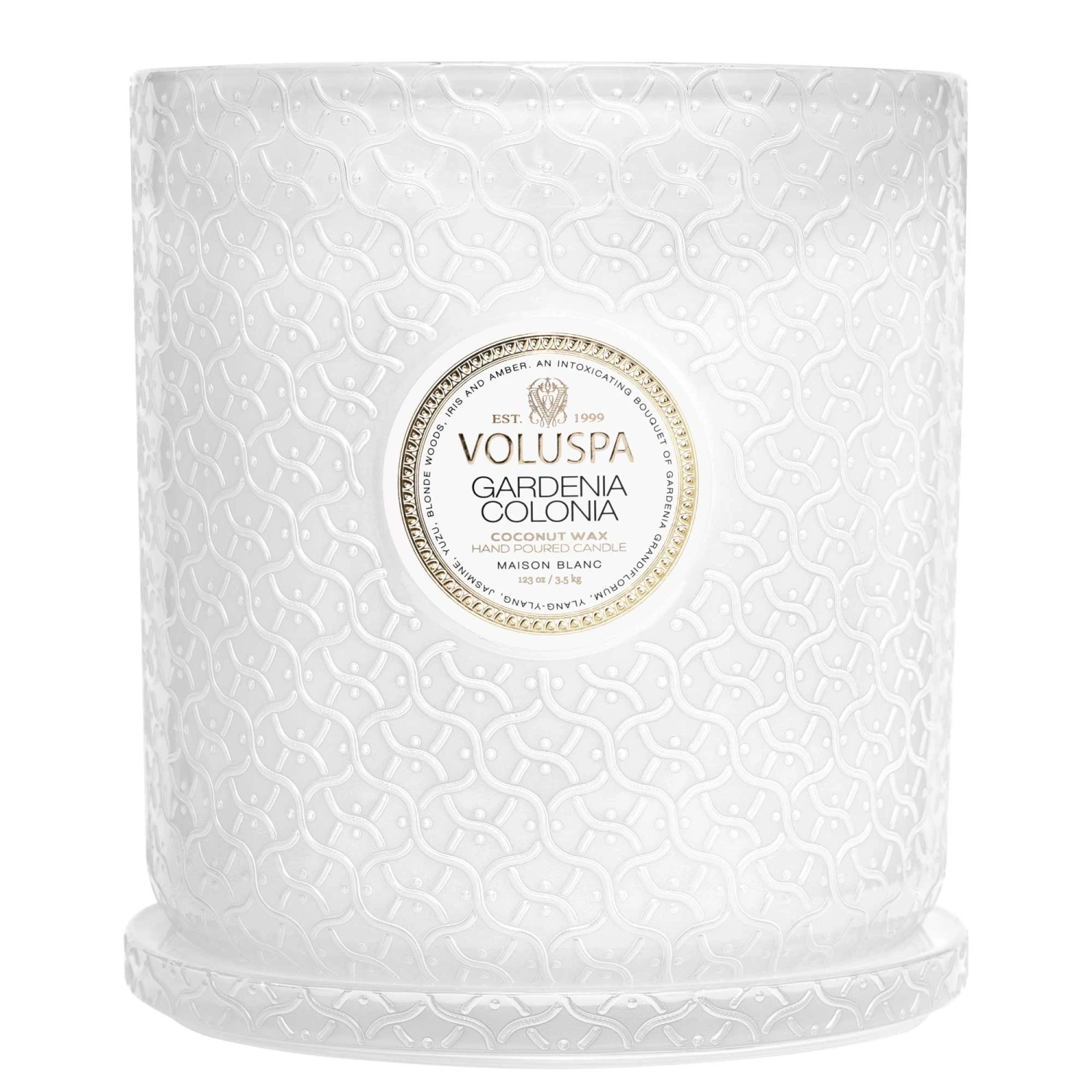 Voluspa Gardenia Colonia - 5 Wick Hearth Candle 6 Voluspa Gardenia Colonia - 5 Wick Hearth Candle - Image 4