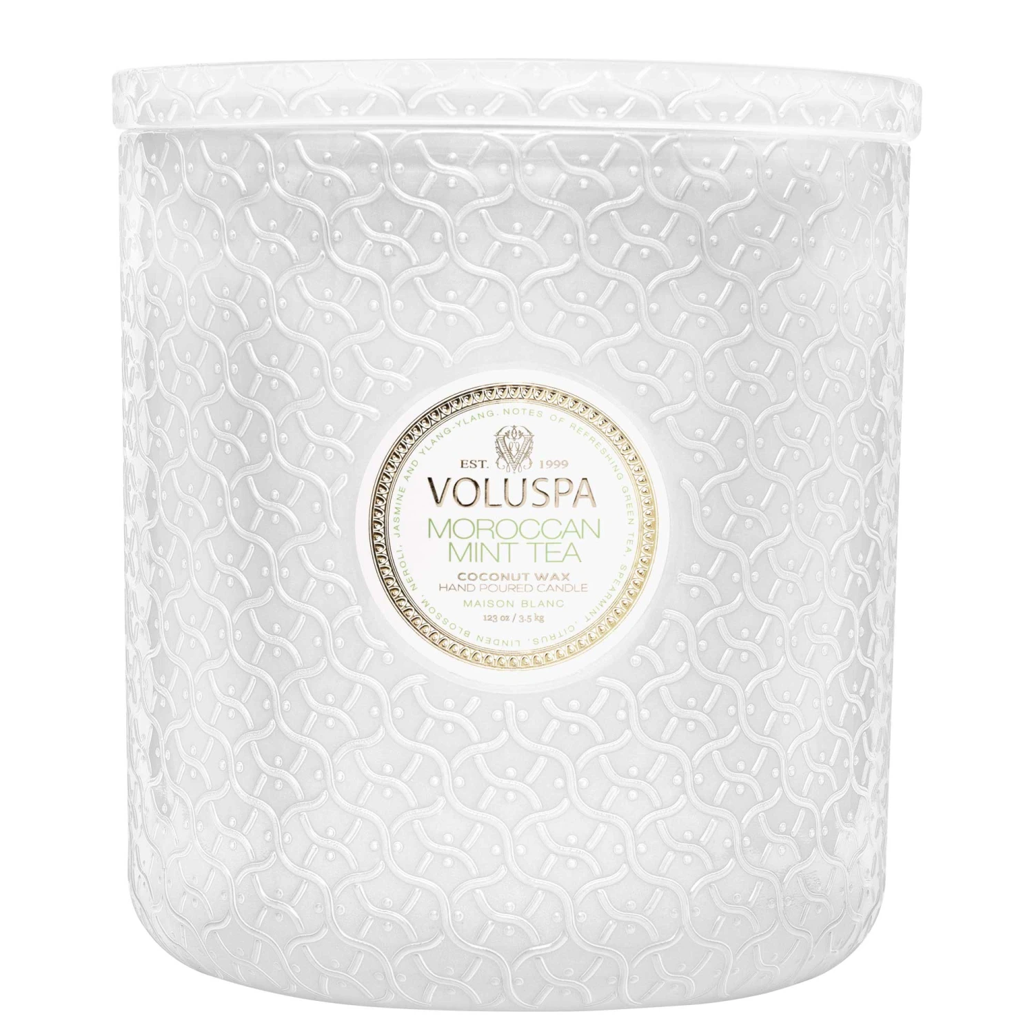 Voluspa Moroccan Mint Tea - 5 Wick Hearth Candle 3 Voluspa Moroccan Mint Tea - 5 Wick Hearth Candle