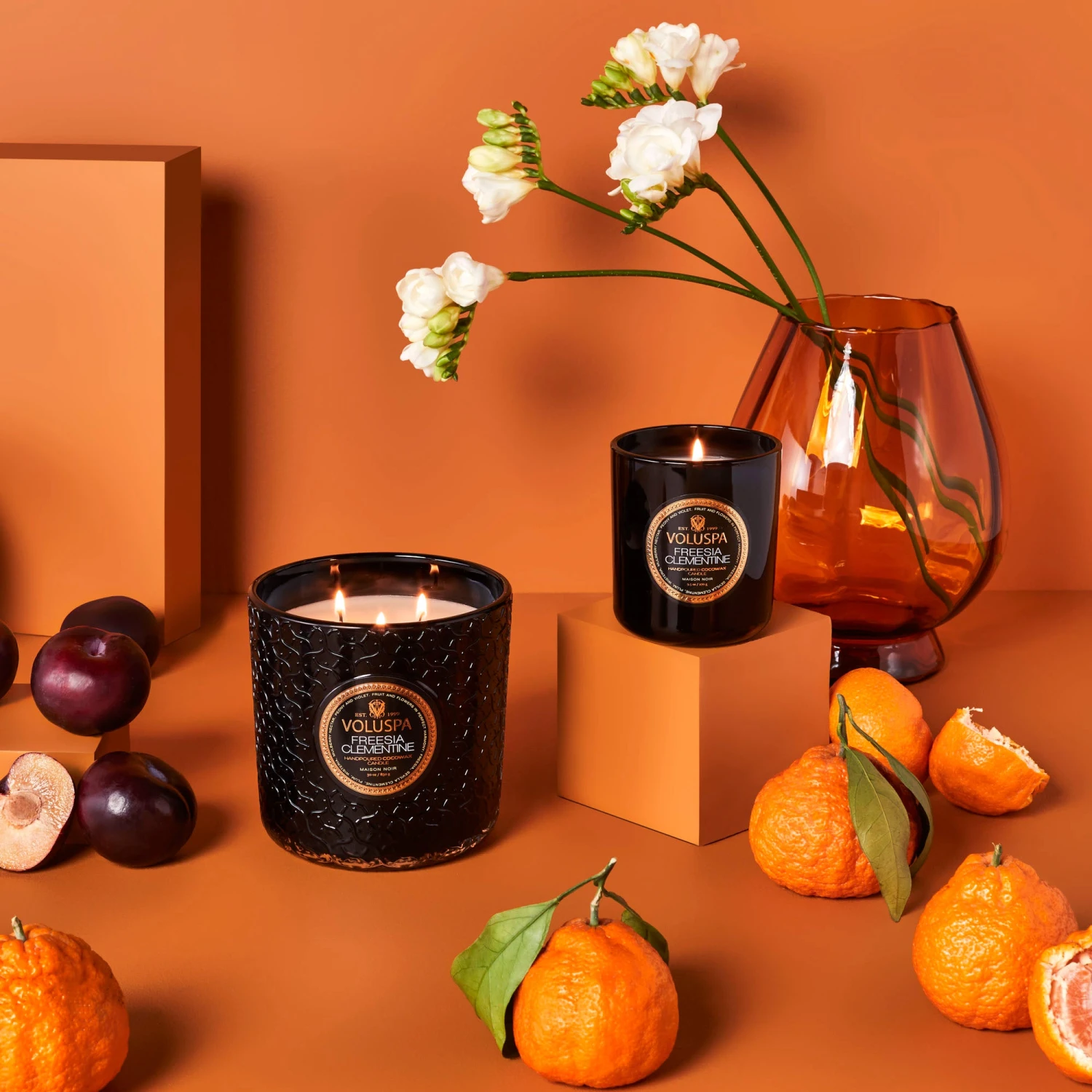 Voluspa Freesia Clementine - Luxe Candle 4 Voluspa Freesia Clementine - Luxe Candle - Image 2