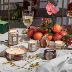 Voluspa Gilt Pomander & Hinoki - 3 Wick Tin Candle 9 Voluspa Gilt Pomander & Hinoki - 3 Wick Tin Candle -Voluspa HO21 LF 73316 73216 72116 73916 73116 1 Web 4cd16578 61f1 44f1 ac69 f696f78f33ba