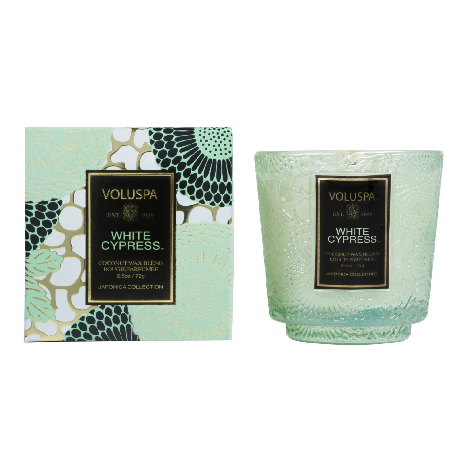 Voluspa White Cypress - Petite Pedestal Candle 6 Voluspa White Cypress - Petite Pedestal Candle - Image 4