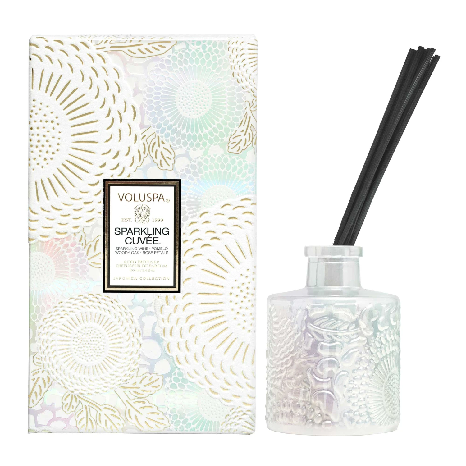 Voluspa Sparkling Cuvée - Reed Diffuser 3 Voluspa Sparkling Cuvée - Reed Diffuser