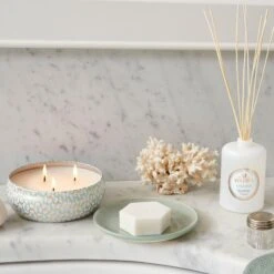 Voluspa Laguna - 3 Wick Tin Candle 14 Voluspa Laguna - 3 Wick Tin Candle -Voluspa LAGUNA 3WickTin ReedDiffuser Web