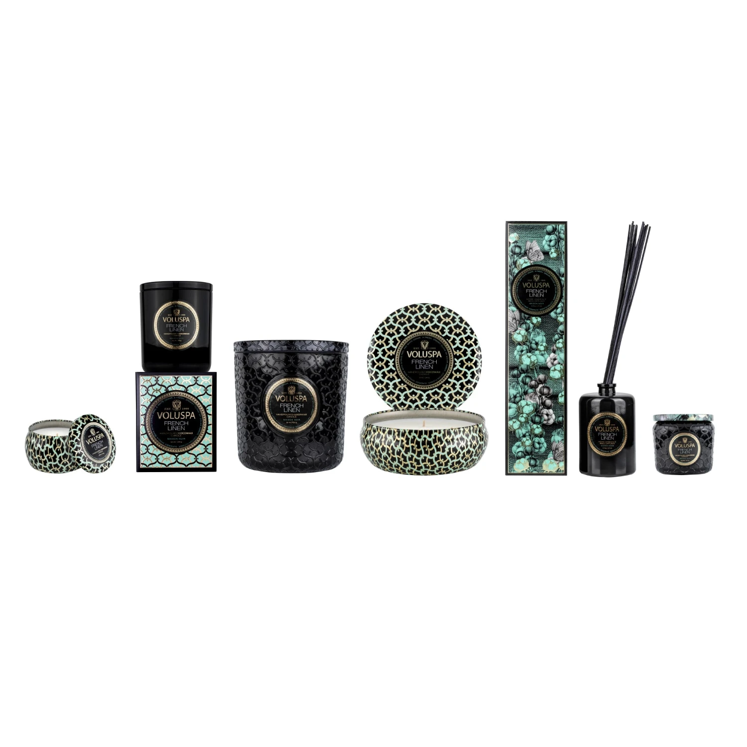 Voluspa French Linen - Reed Diffuser 7 Voluspa French Linen - Reed Diffuser - Image 5