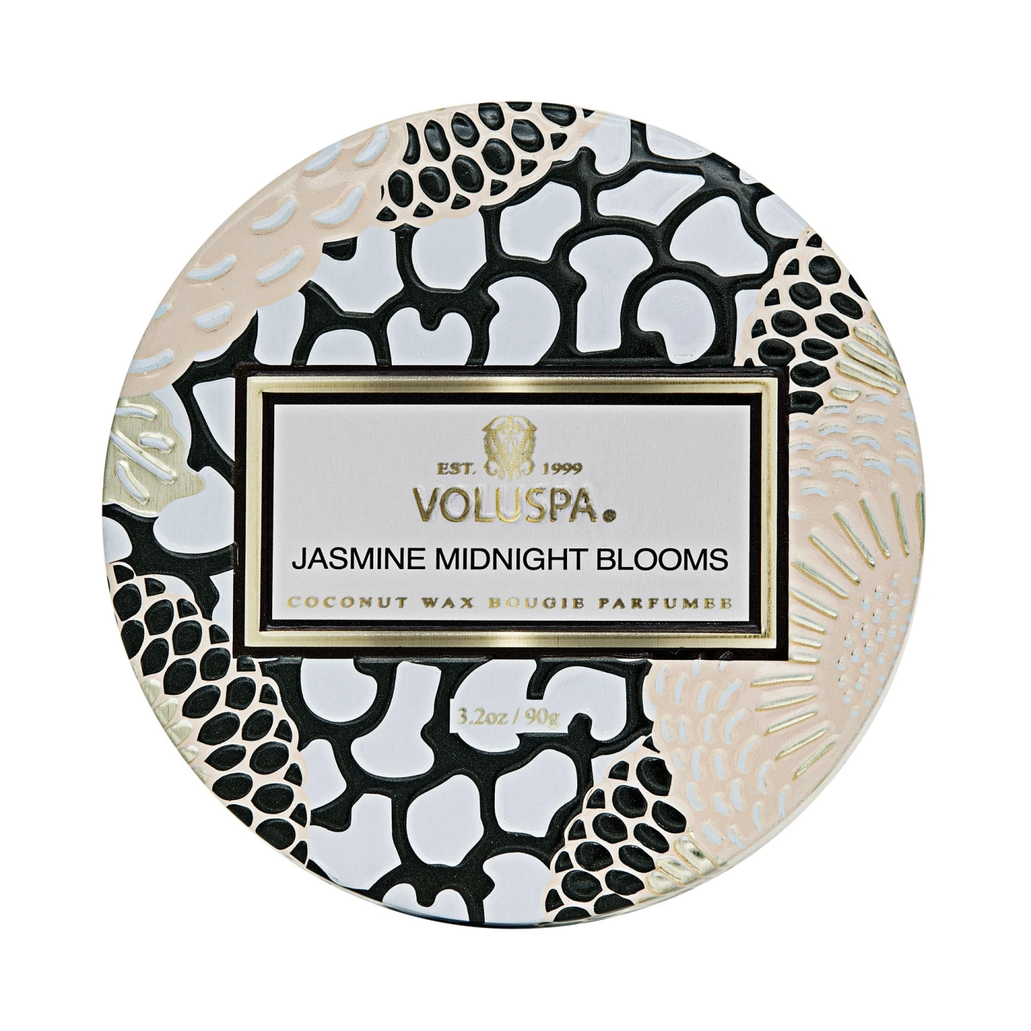 Voluspa Jasmine Midnight Blooms - Petite Jar Candle 6 Voluspa Jasmine Midnight Blooms - Petite Jar Candle - Image 4