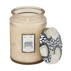Voluspa Jasmine Midnight Blooms - Large Jar Candle