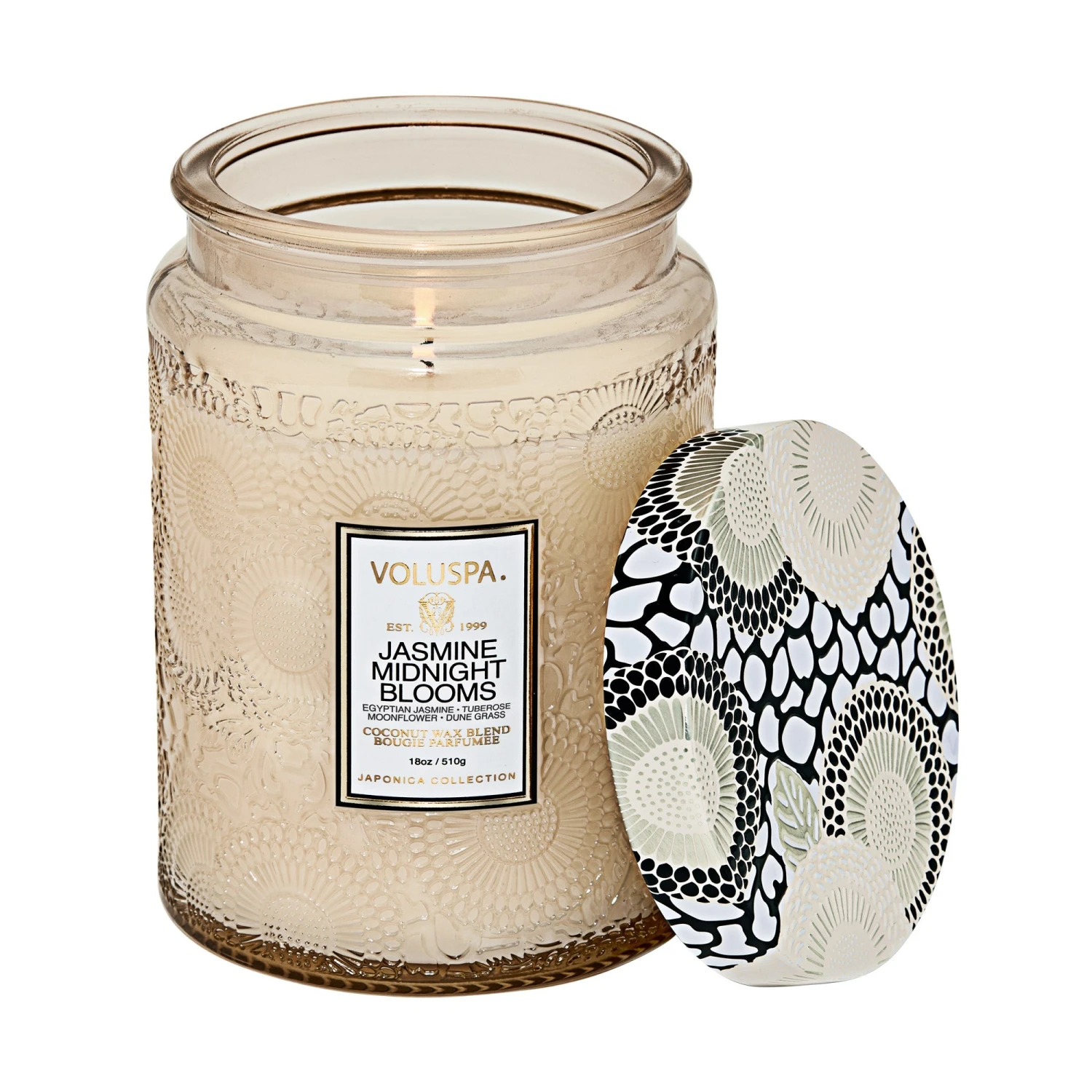 Voluspa Jasmine Midnight Blooms - Large Jar Candle 3 Voluspa Jasmine Midnight Blooms - Large Jar Candle