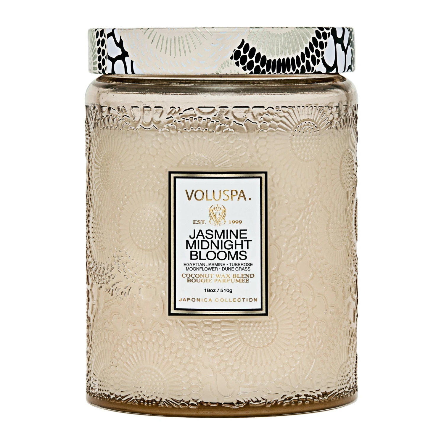 Voluspa Jasmine Midnight Blooms - Large Jar Candle 7 Voluspa Jasmine Midnight Blooms - Large Jar Candle - Image 5