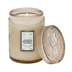Voluspa Jasmine Midnight Blooms - Small Jar Candle