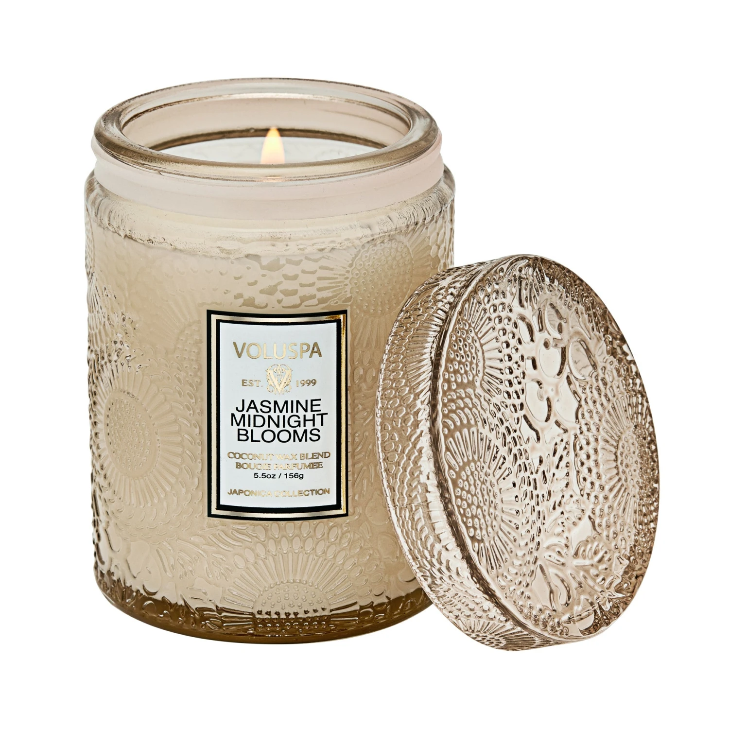 Voluspa Jasmine Midnight Blooms - Small Jar Candle 3 Voluspa Jasmine Midnight Blooms - Small Jar Candle