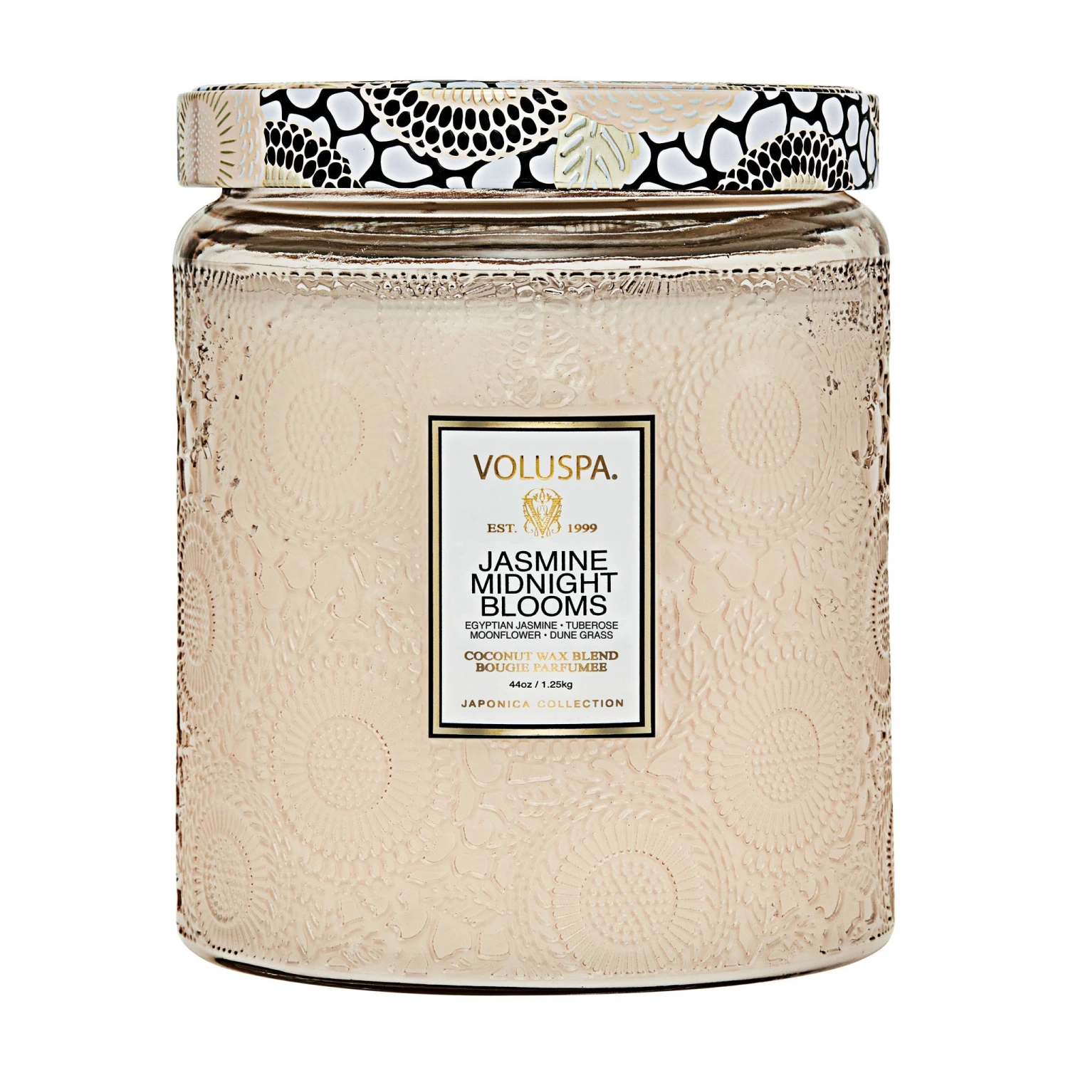 Voluspa Jasmine Midnight Blooms - Luxe Jar Candle 7 Voluspa Jasmine Midnight Blooms - Luxe Jar Candle - Image 5