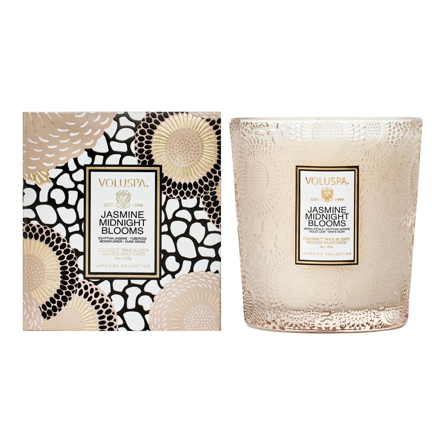 Voluspa Jasmine Midnight Blooms - Classic Candle 3 Voluspa Jasmine Midnight Blooms - Classic Candle