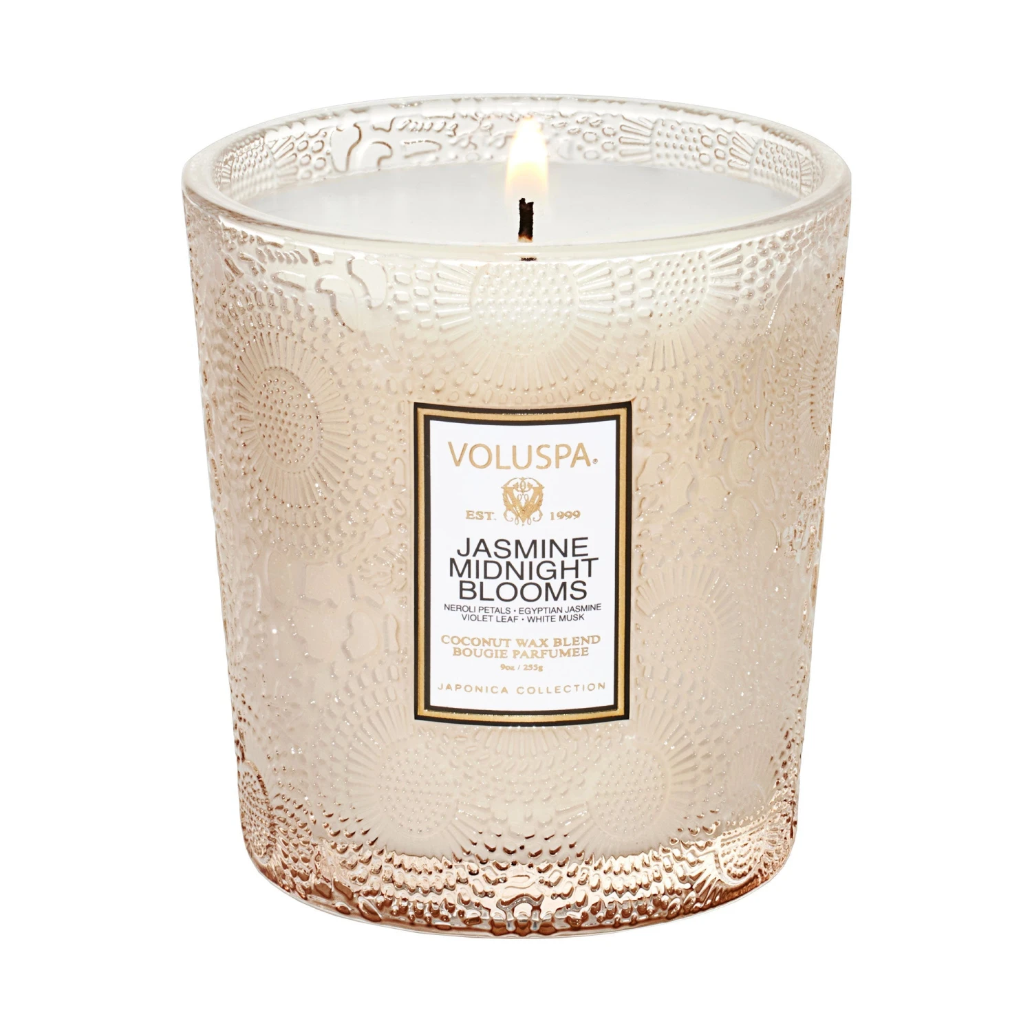 Voluspa Jasmine Midnight Blooms - Classic Candle 6 Voluspa Jasmine Midnight Blooms - Classic Candle - Image 4