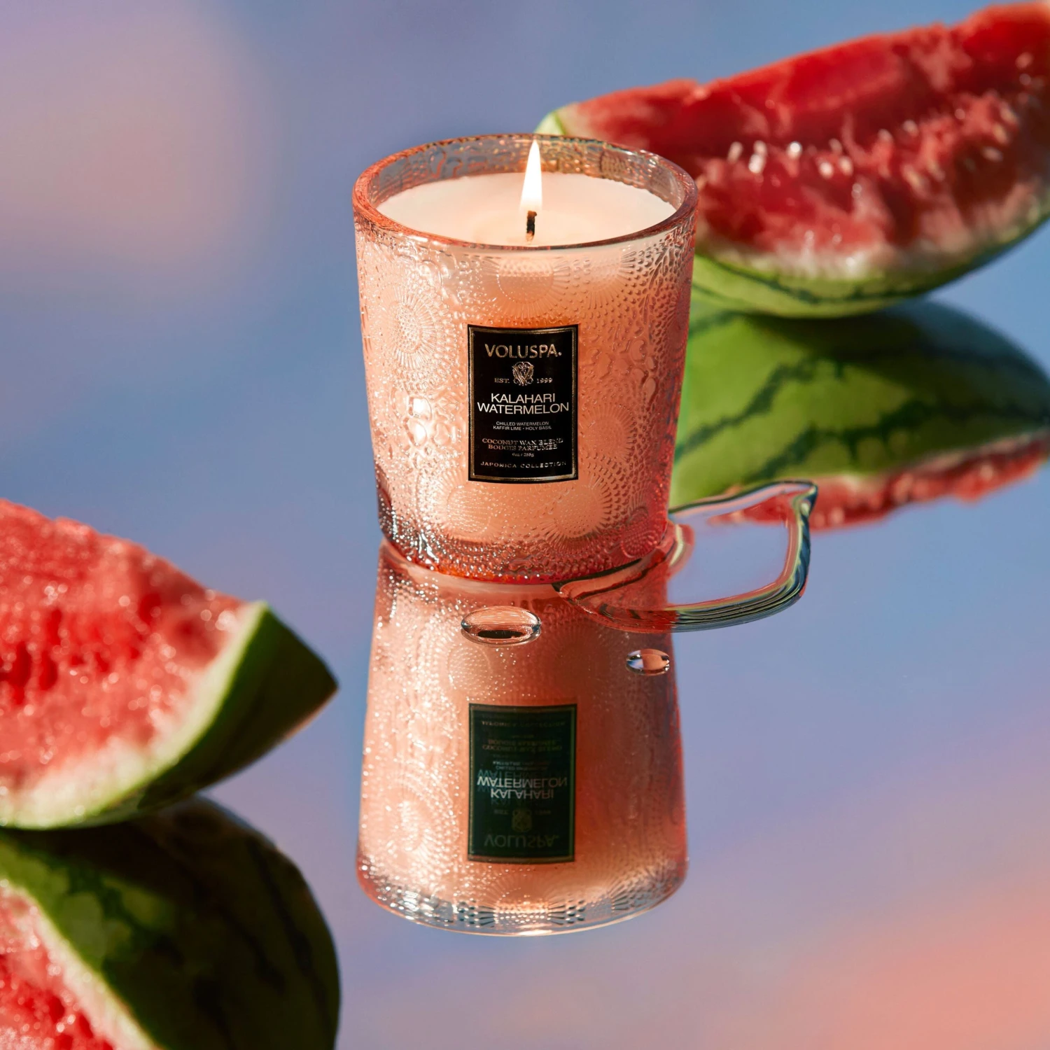 Voluspa Kalahari Watermelon - Classic Candle 4 Voluspa Kalahari Watermelon - Classic Candle - Image 2