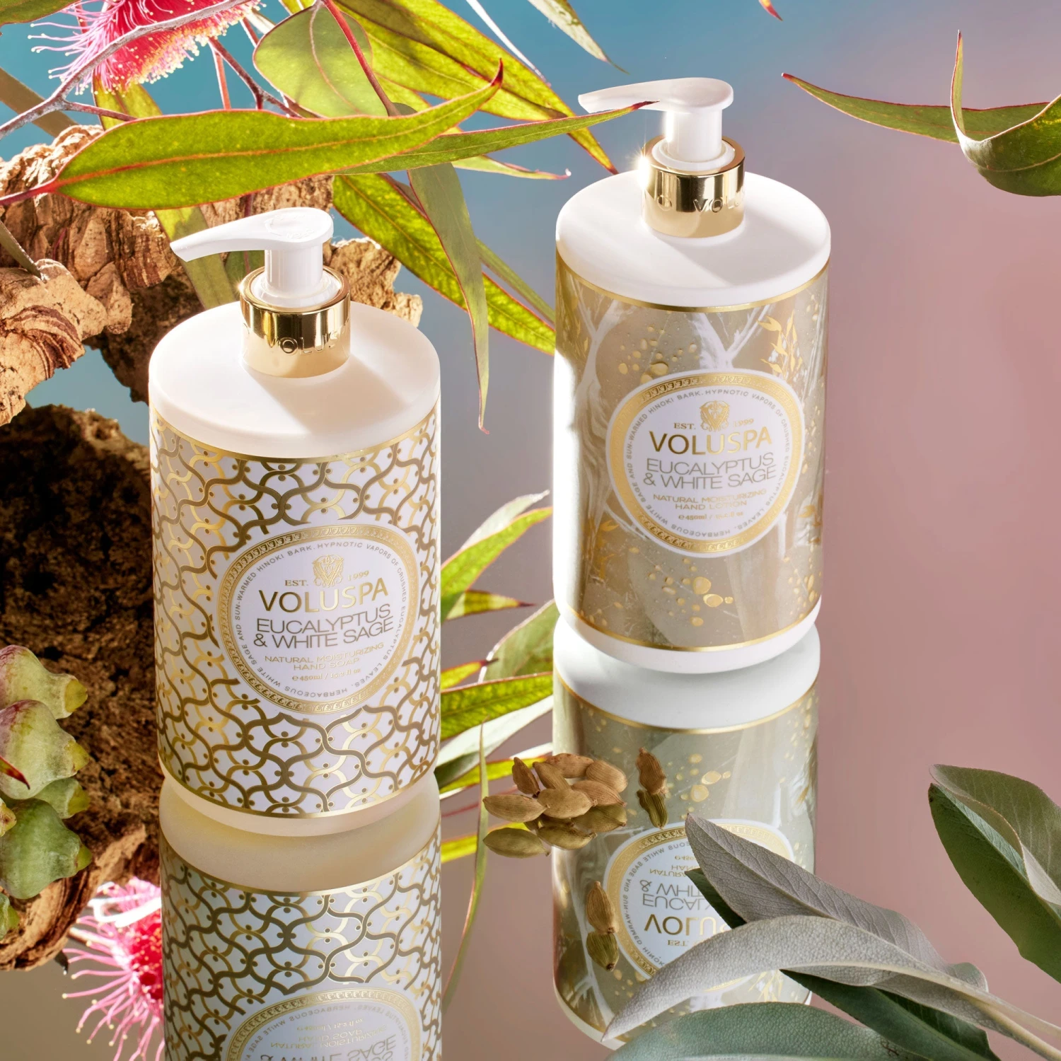 Voluspa Eucalyptus & White Sage - Hand Soap 4 Voluspa Eucalyptus & White Sage - Hand Soap - Image 2