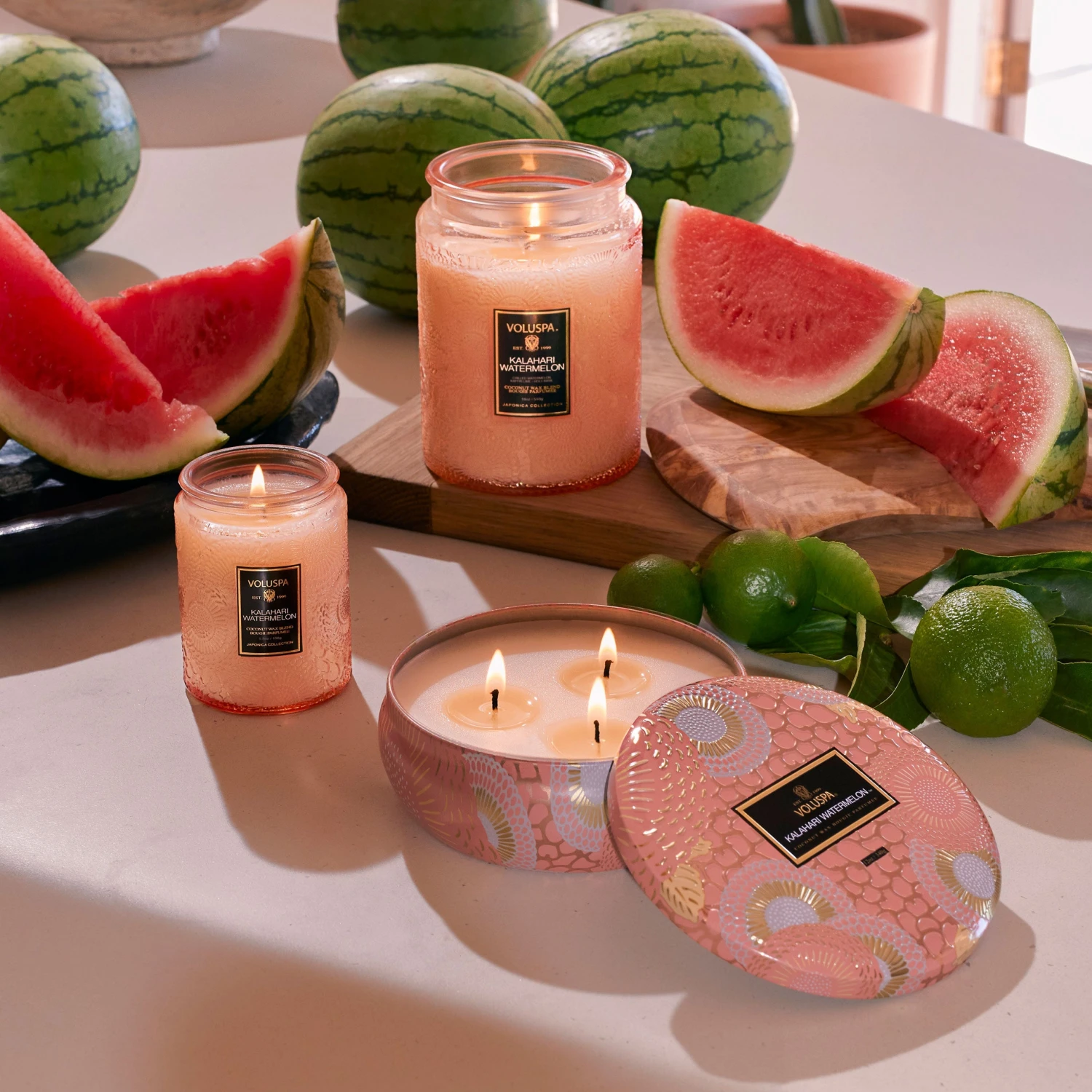 Voluspa Kalahari Watermelon - Large Jar Candle 8 Voluspa Kalahari Watermelon - Large Jar Candle - Image 6