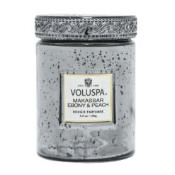 Voluspa Makassar Ebony & Peach - Small Jar Candle 8 Voluspa Makassar Ebony & Peach - Small Jar Candle -Voluspa SP22 PRopt 6872 2 WEB