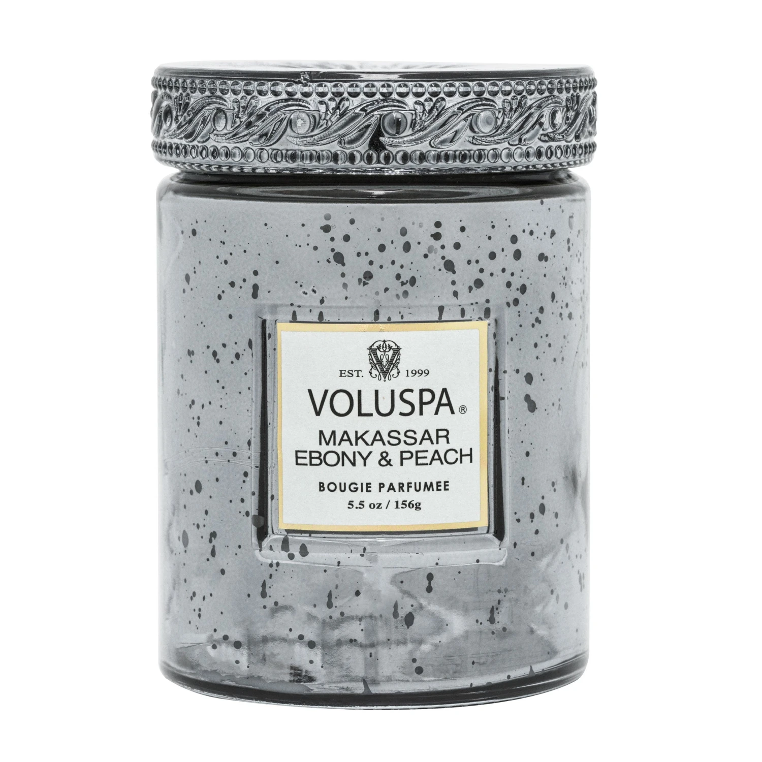 Voluspa Makassar Ebony & Peach - Small Jar Candle 5 Voluspa Makassar Ebony & Peach - Small Jar Candle - Image 3