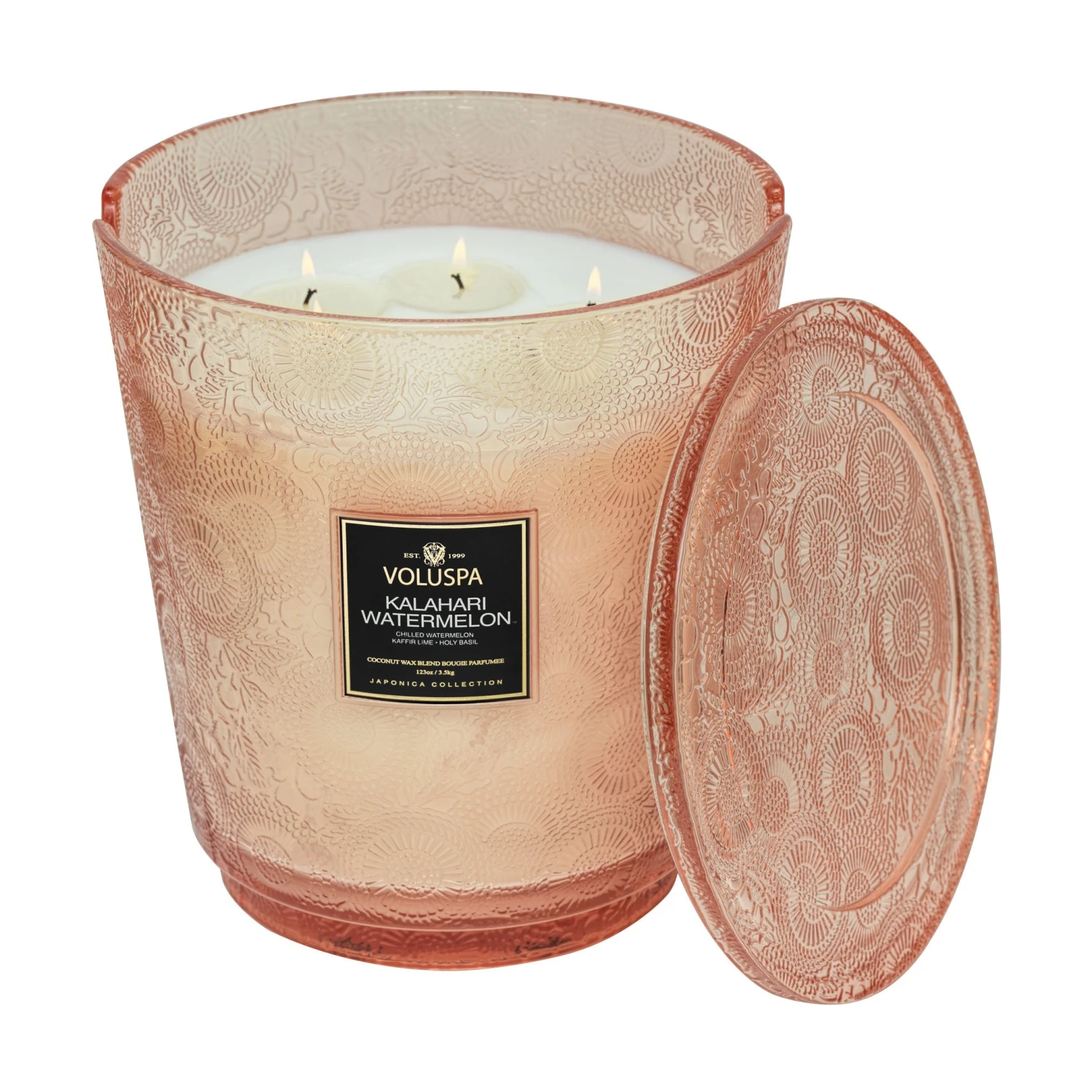 Voluspa Kalahari Watermelon - 5 Wick Hearth Candle 6 Voluspa Kalahari Watermelon - 5 Wick Hearth Candle - Image 4