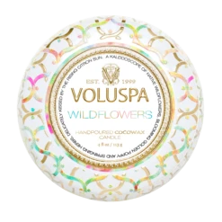 Voluspa Wildflowers - Mini Tin Candle -Voluspa SP22 PRopt 8118 2 WEB