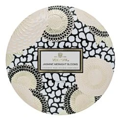 Voluspa Jasmine Midnight Blooms - 3 Wick Tin Candle